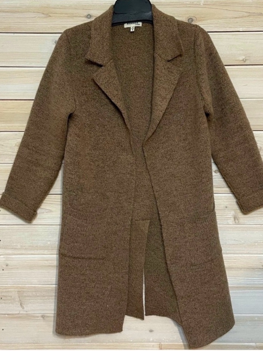 3/$29, Cozy Brown Open-Front Cardigan Sweater